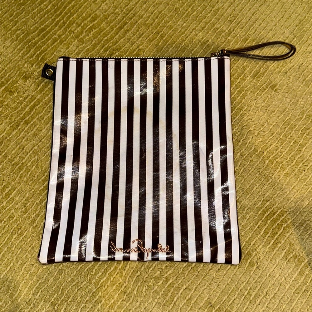 Henri Bendel wristlet/ makeup pouch.
